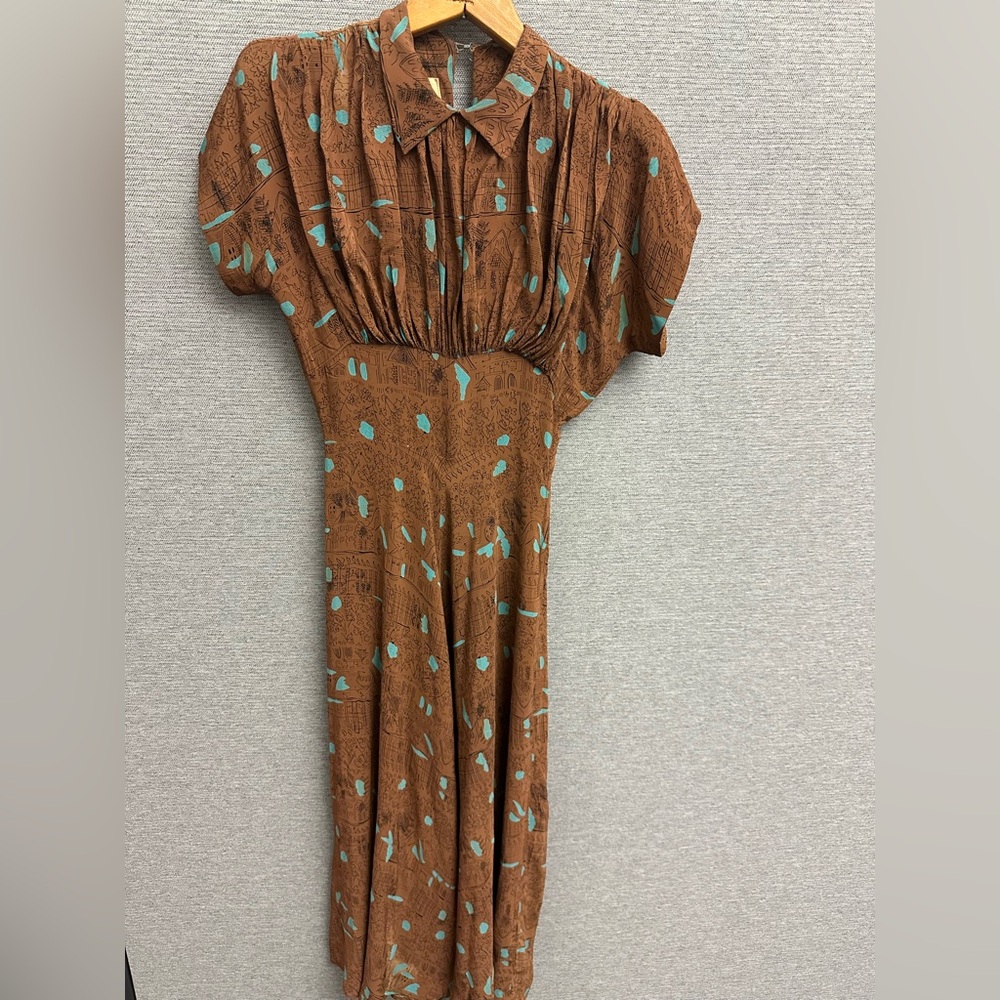 Vintage  Berkeley Junior Women's Dress XS 1940s